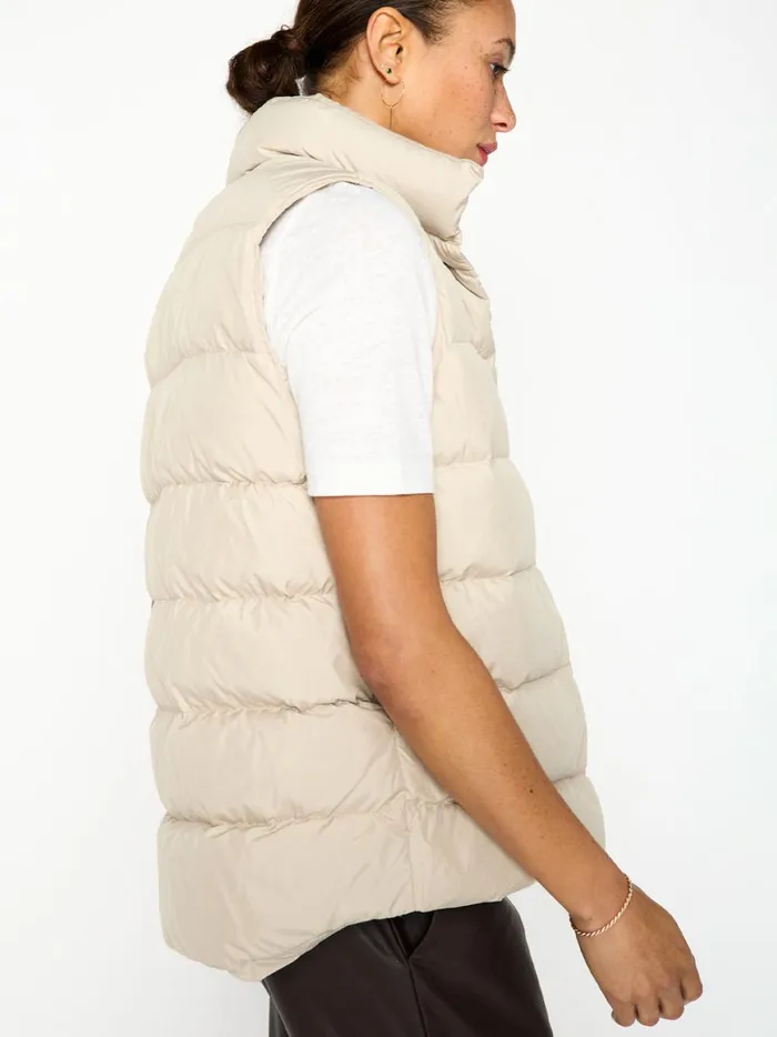 The Anders Down Vest Stone Women Brochu Walker Jackets and Wraps