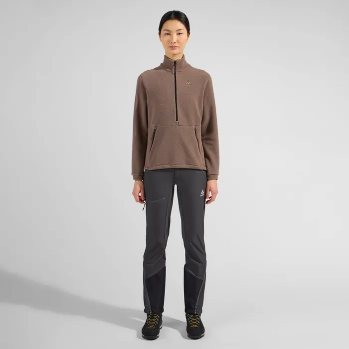 The Ascent 365 High Pile Fleece Iron Women Odlo Mid Layers and Longsleeves