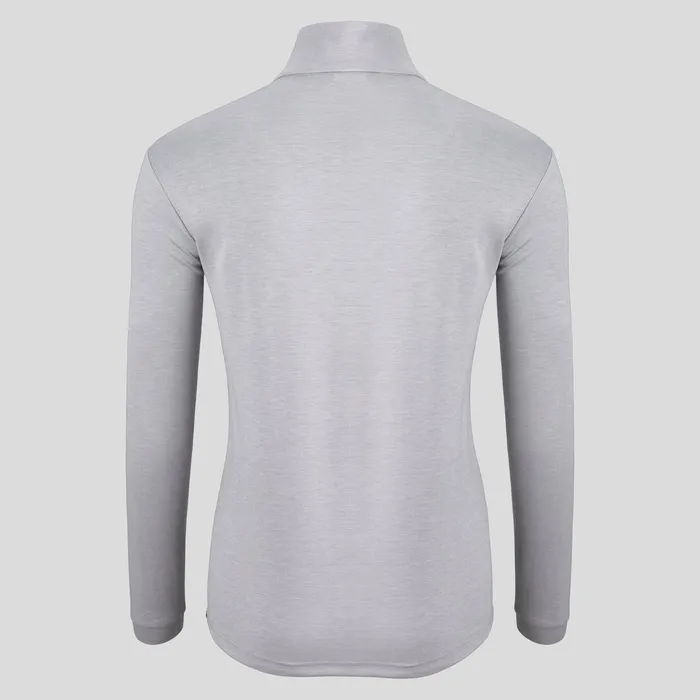 The Ascent 365 Mid Layer Half Zip Grey Melange Women Odlo Hiking The Ascent 365 Mid Layer Half Zip Grey Melange Women Odlo Hiking
