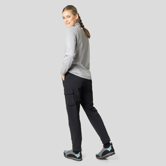 The Ascent 365 Mid Layer Half Zip Grey Melange Women Odlo Hiking The Ascent 365 Mid Layer Half Zip Grey Melange Women Odlo Hiking