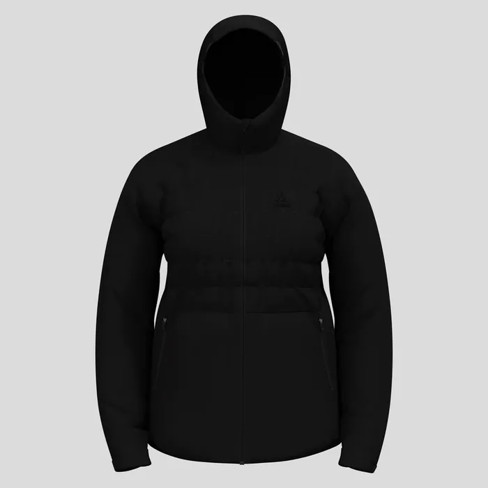 The Ascent SThermic Mid Insulation Hooded Jacket Black Women Odlo Jackets and Vests The Ascent SThermic Mid Insulation Hooded Jacket Black Women Odlo Jackets and Vests