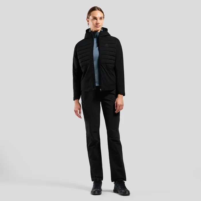 The Ascent SThermic Mid Insulation Hooded Jacket Black Women Odlo Jackets and Vests The Ascent SThermic Mid Insulation Hooded Jacket Black Women Odlo Jackets and Vests