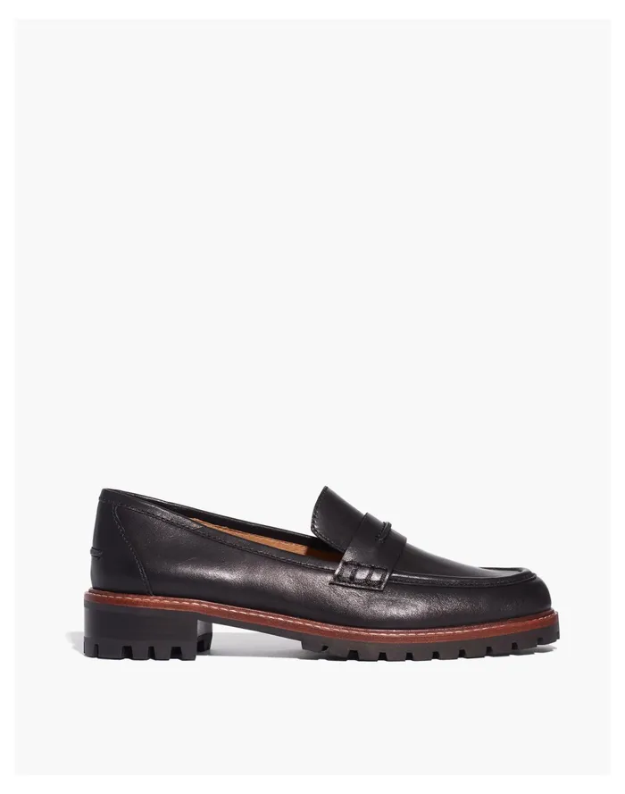 The Corinne Lugsole Loafer True Black Women Madewell Flats