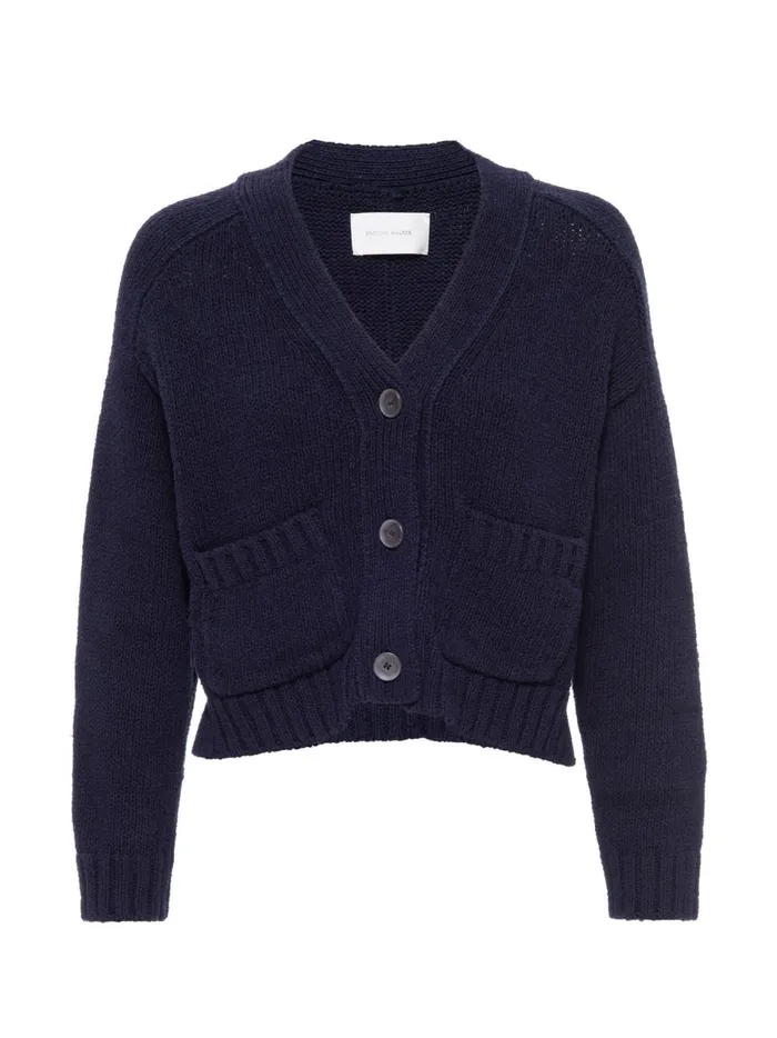The Cropped Cardigan Hale Navy Women Brochu Walker Cardigans
