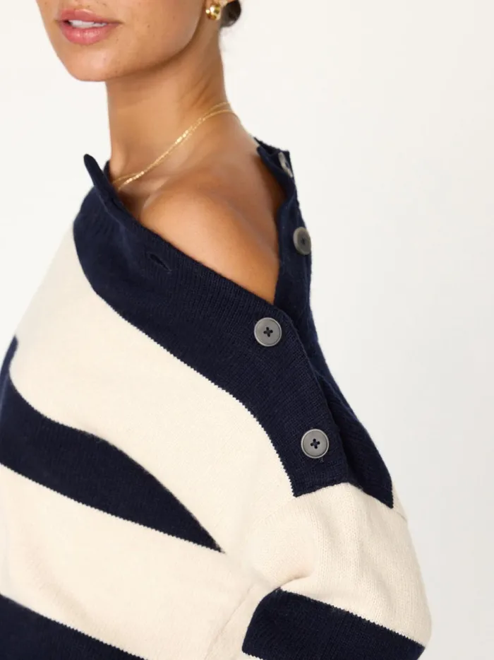 The Cy Stripe Sweater Atlas Stripe Women Brochu Walker Sweaters
