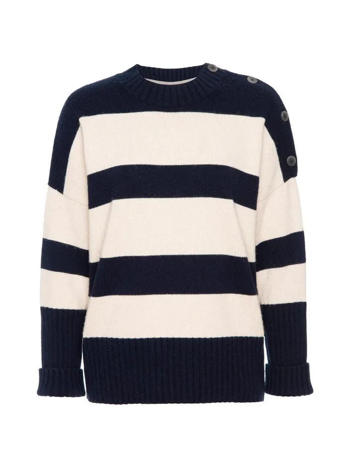 The Cy Stripe Sweater Atlas Stripe Women Brochu Walker Sweaters