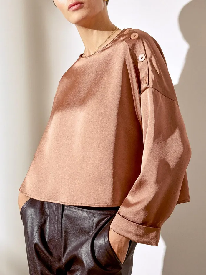 The Dallas Blouse Miele Women Brochu Walker Tops