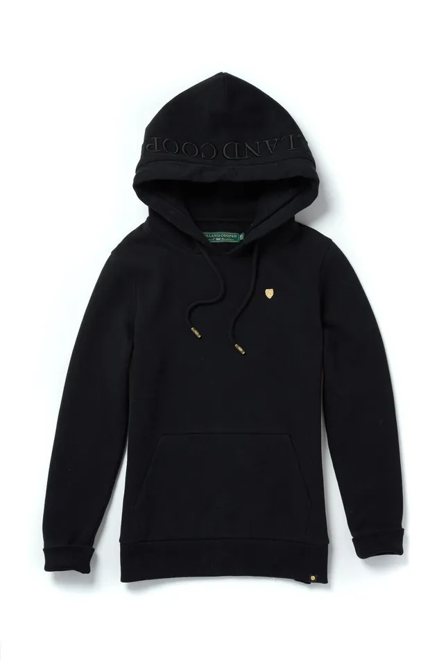 The Essential Shield Hoodie Black Women Holland Cooper Hoodies The Essential Shield Hoodie Black Women Holland Cooper Hoodies
