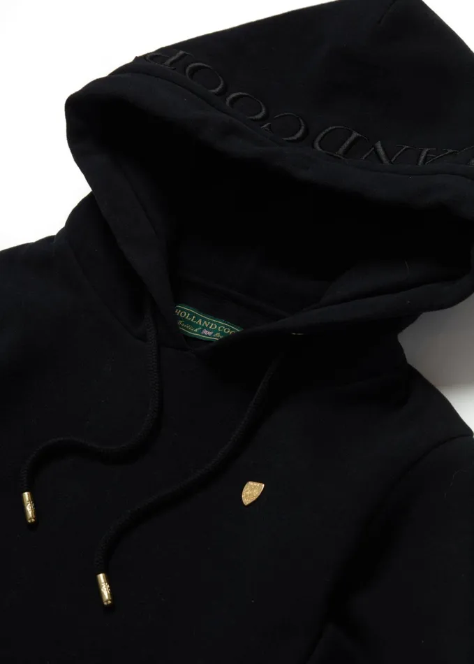 The Essential Shield Hoodie Black Women Holland Cooper Hoodies The Essential Shield Hoodie Black Women Holland Cooper Hoodies