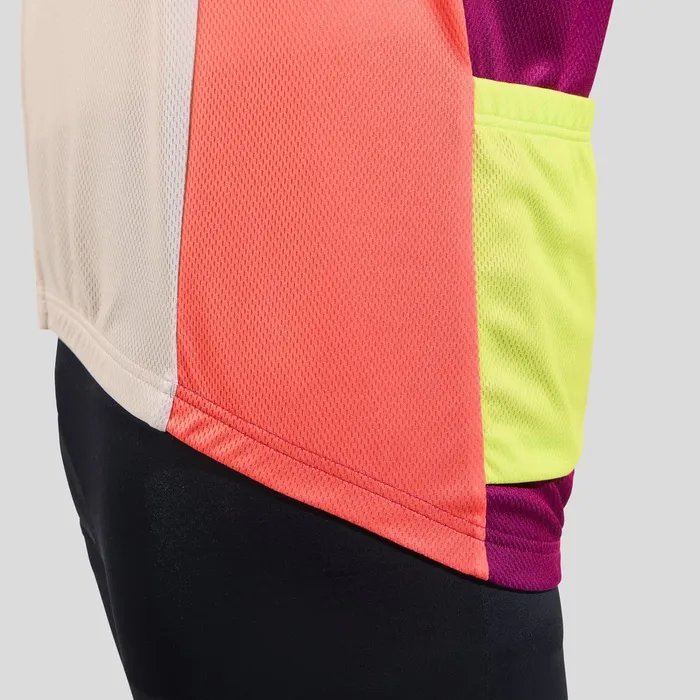 The Essentials Heritage Cycling Jersey Silver Cloud Men Odlo TShirts and Polos