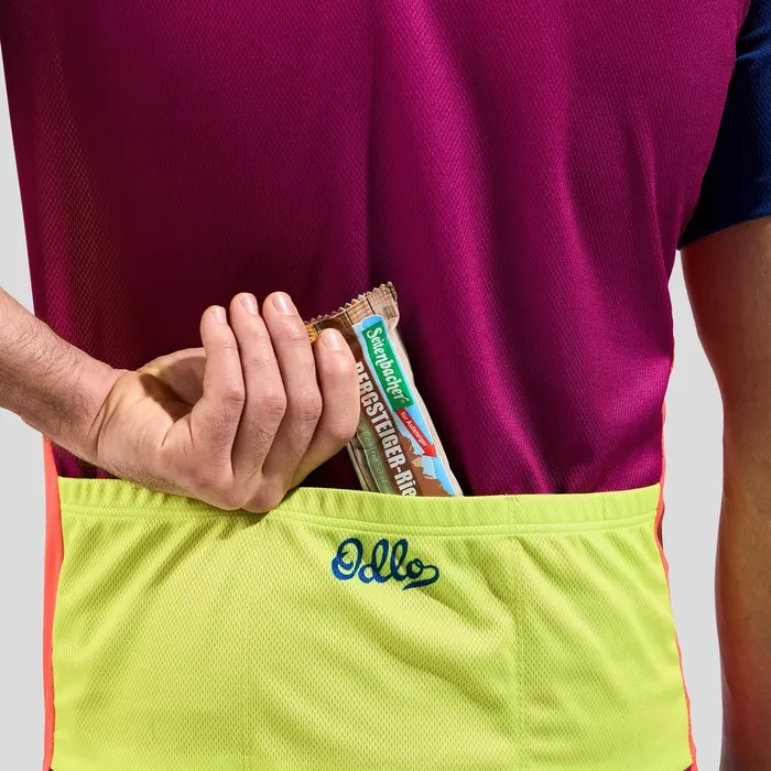 The Essentials Heritage Cycling Jersey Silver Cloud Men Odlo TShirts and Polos