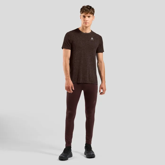 The Essentials Seamless Running Tshirt Fudge Melange Men Odlo TShirts and Polos The Essentials Seamless Running Tshirt Fudge Melange Men Odlo TShirts and Polos