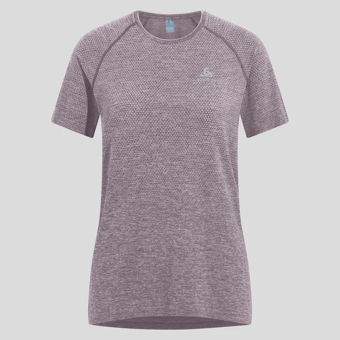 The Essentials Seamless Running Tshirt Gray Ridge Melange Women Odlo TShirts and Polos The Essentials Seamless Running Tshirt Gray Ridge Melange Women Odlo TShirts and Polos