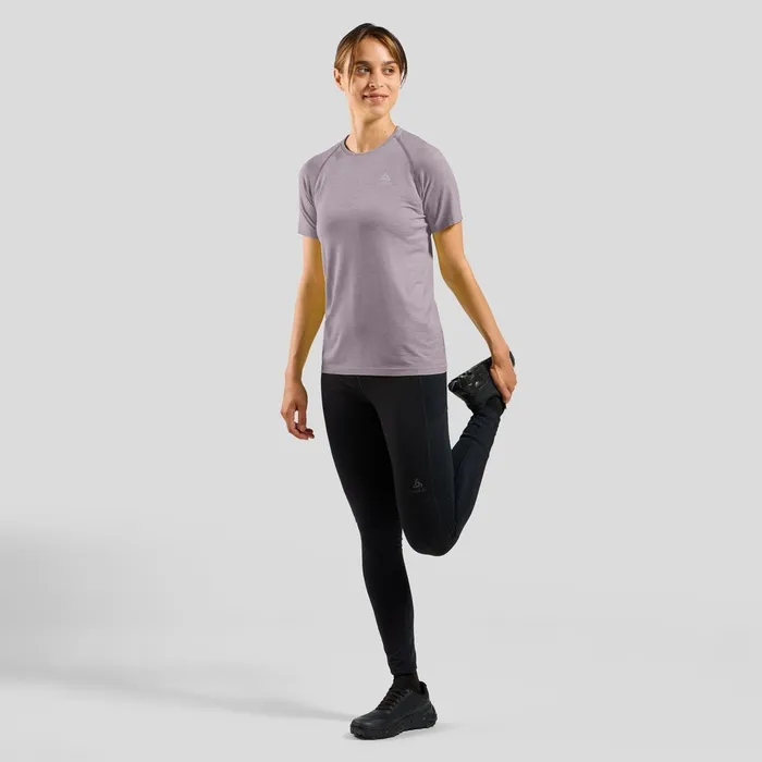 The Essentials Seamless Running Tshirt Gray Ridge Melange Women Odlo TShirts and Polos The Essentials Seamless Running Tshirt Gray Ridge Melange Women Odlo TShirts and Polos