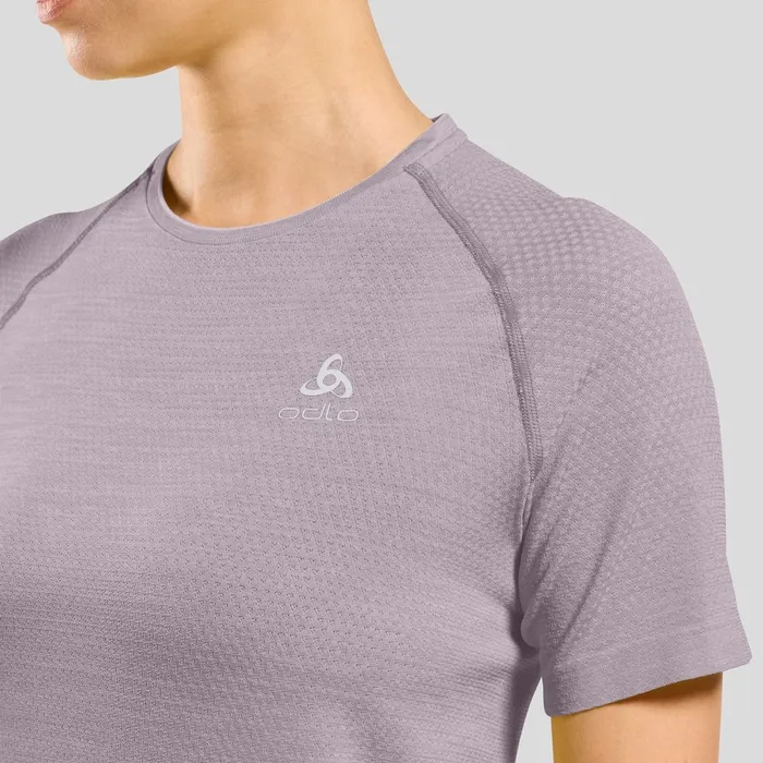 The Essentials Seamless Running Tshirt Gray Ridge Melange Women Odlo TShirts and Polos The Essentials Seamless Running Tshirt Gray Ridge Melange Women Odlo TShirts and Polos