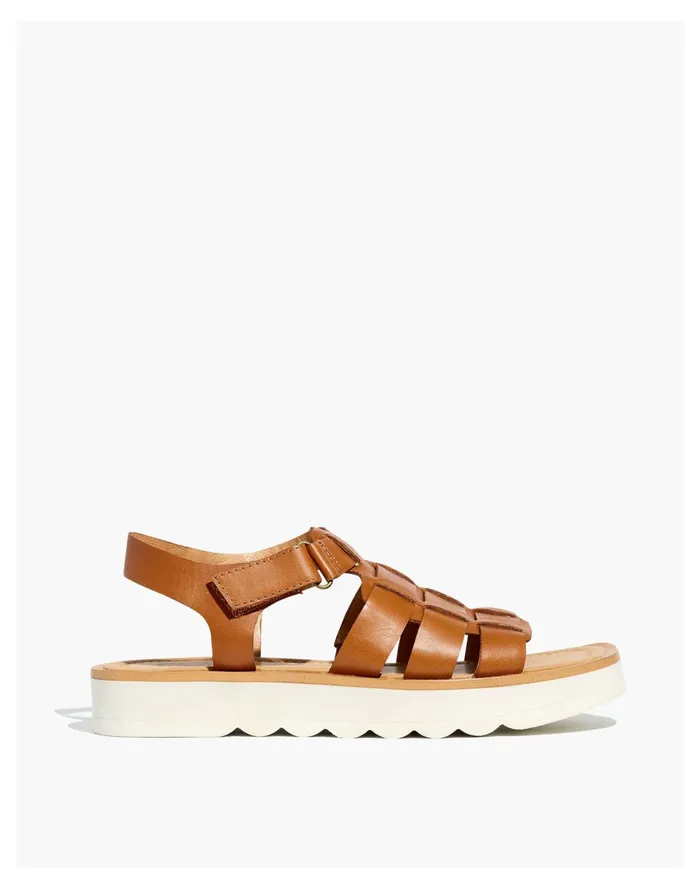 The Fisherman Flatform Sandal English Saddle Women Madewell Sandals