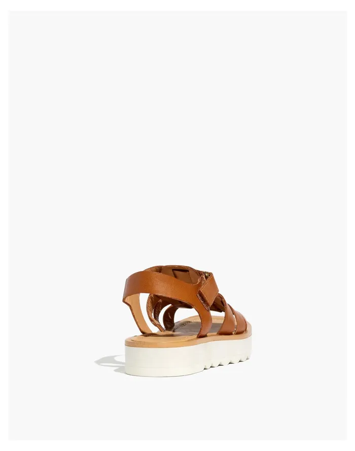 The Fisherman Flatform Sandal English Saddle Women Madewell Sandals