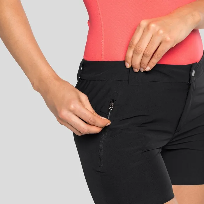 The FLI Shorts Black Women Odlo Hiking