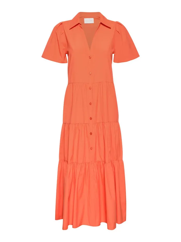 The Havana Dress Tangerine Women Brochu Walker Dresses