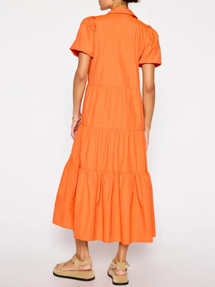 The Havana Dress Tangerine Women Brochu Walker Dresses