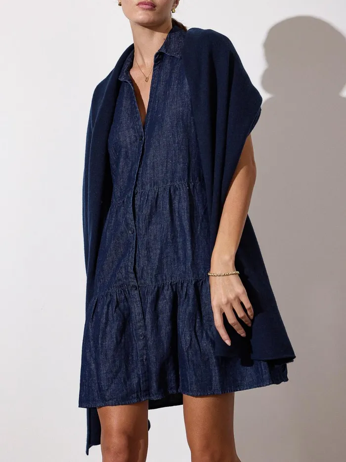 The Havana Mini Indigo Dress Indigo Women Brochu Walker Dresses