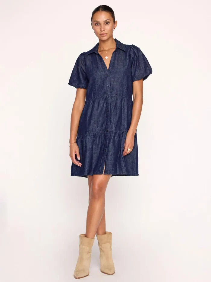 The Havana Mini Indigo Dress Indigo Women Brochu Walker Dresses