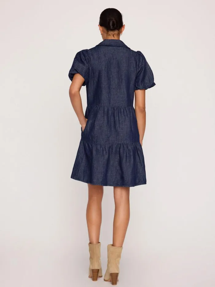 The Havana Mini Indigo Dress Indigo Women Brochu Walker Dresses