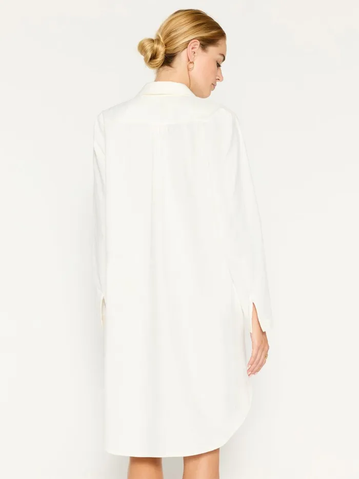 The Ives Popover Dress Ivory Women Brochu Walker Dresses