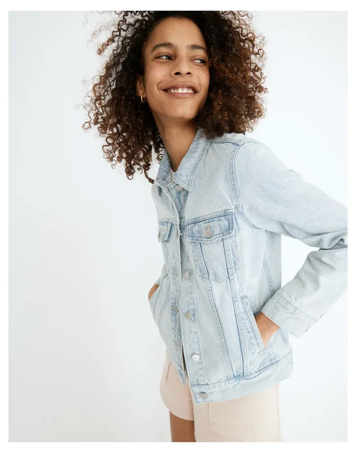 The Jean Jacket In Westlawn Wash Westlawn Wash Women Madewell Jackets