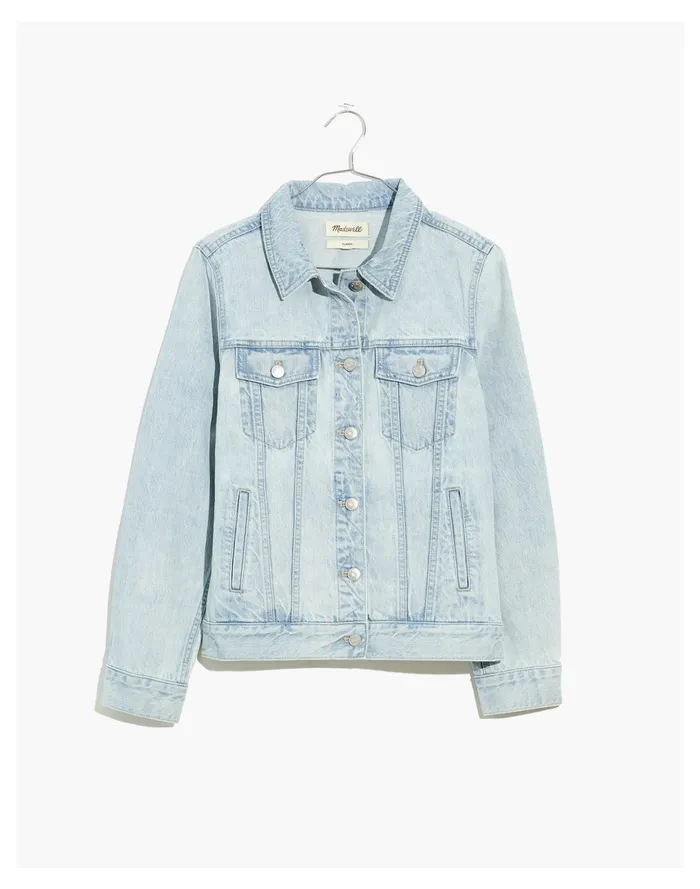 The Jean Jacket In Westlawn Wash Westlawn Wash Women Madewell Jackets