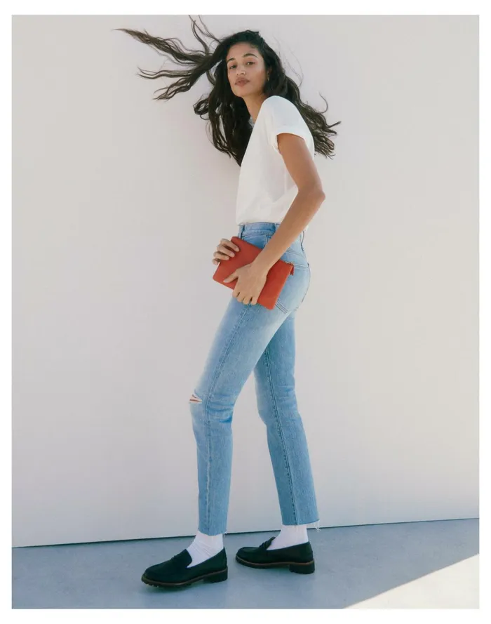 The Leather Pouch Clutch Fresh Chili Women Madewell Pouches and Wallets