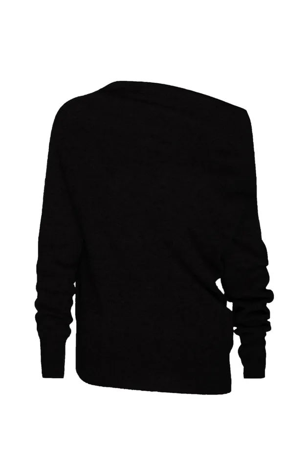 The Lori Off Shoulder Black Onyx Women Brochu Walker Sweaters