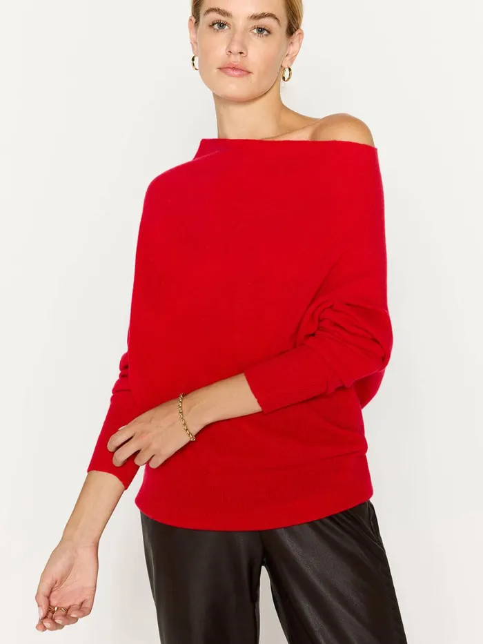 The Lori Off Shoulder Rouge Women Brochu Walker Sweaters