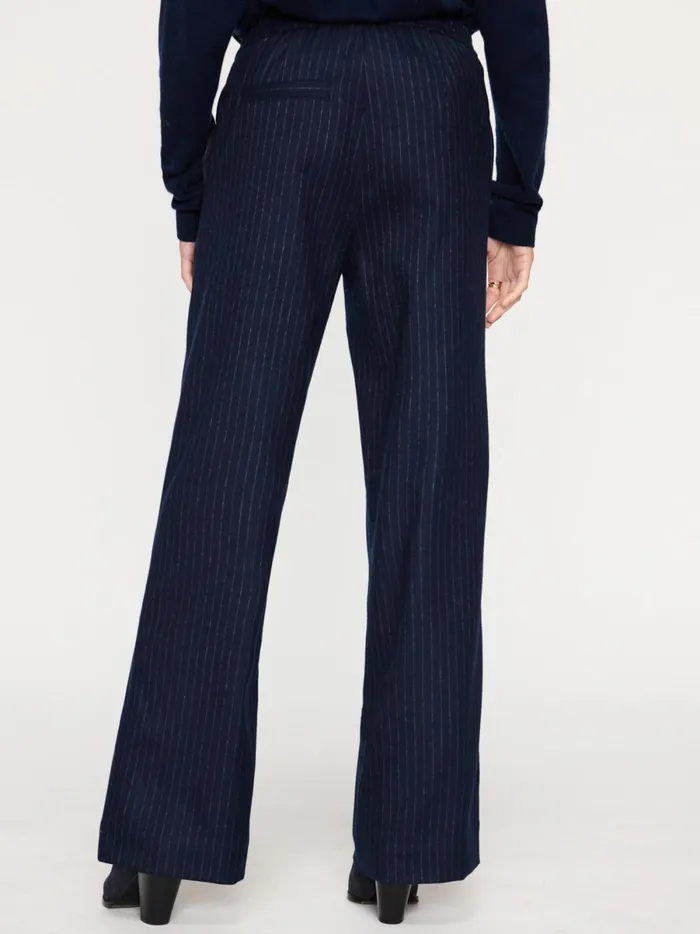 The Olena Pinstripe Pant Baltic Pinstripe Women Brochu Walker Bottoms