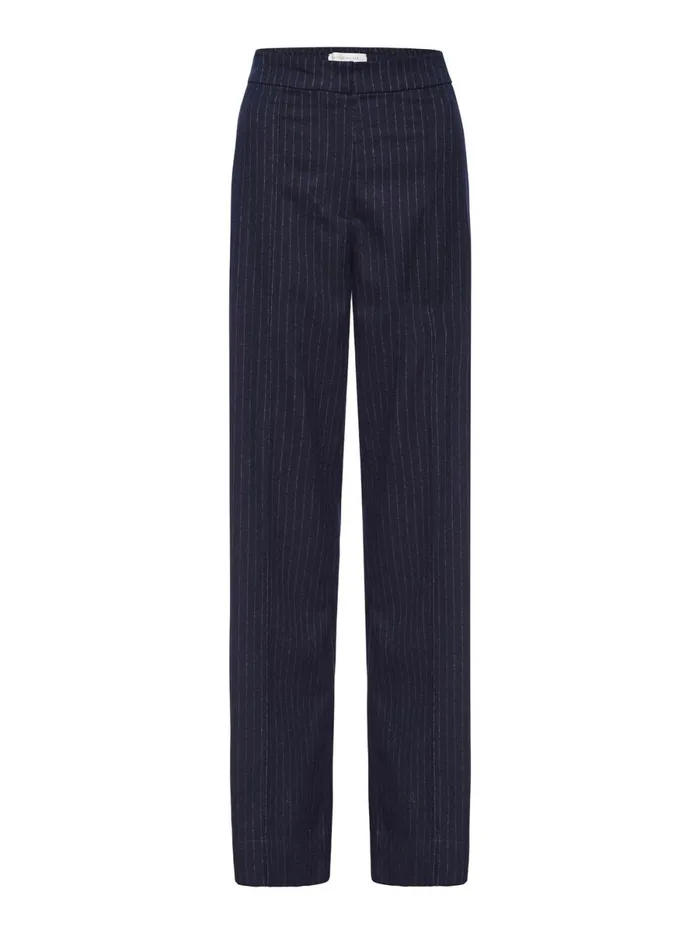 The Olena Pinstripe Pant Baltic Pinstripe Women Brochu Walker Bottoms