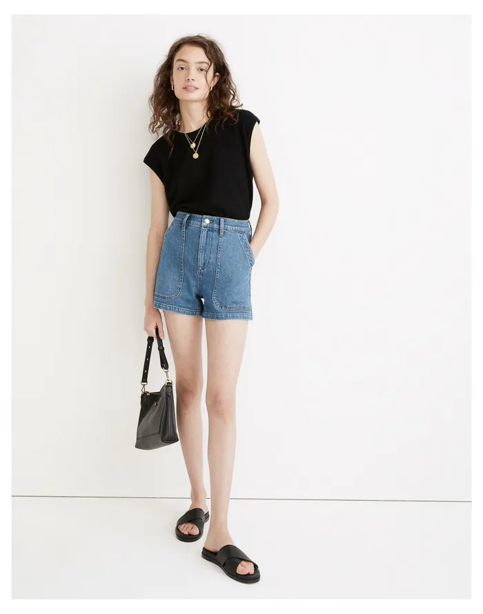 The Perfect Vintage Fatigue Jean Short Maretta Wash Women Madewell Shorts