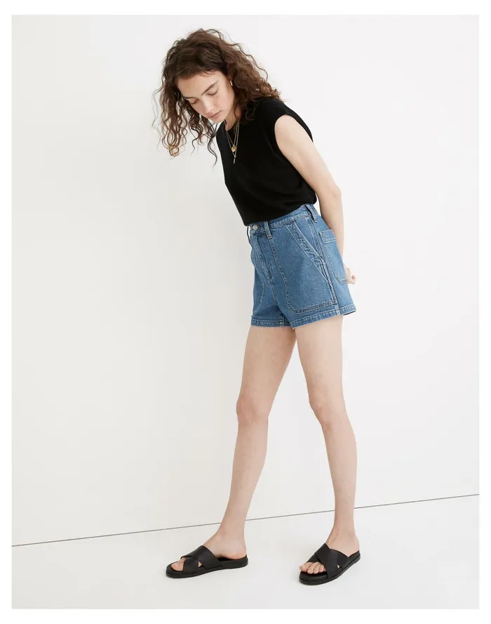 The Perfect Vintage Fatigue Jean Short Maretta Wash Women Madewell Shorts