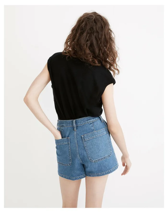 The Perfect Vintage Fatigue Jean Short Maretta Wash Women Madewell Shorts