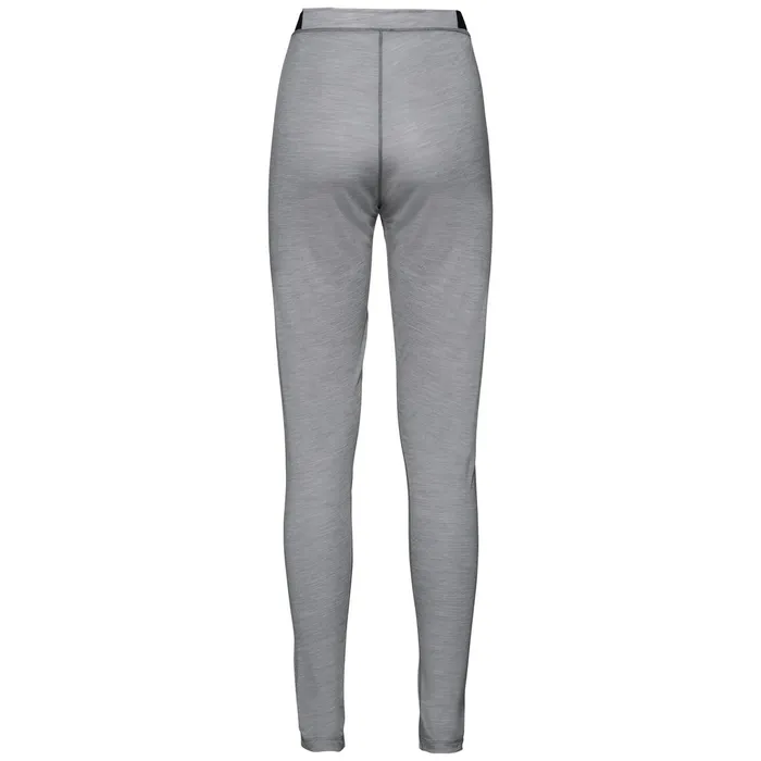 The Performance Wool Light Base Layer Pants Grey Melange Women Odlo Base Layers