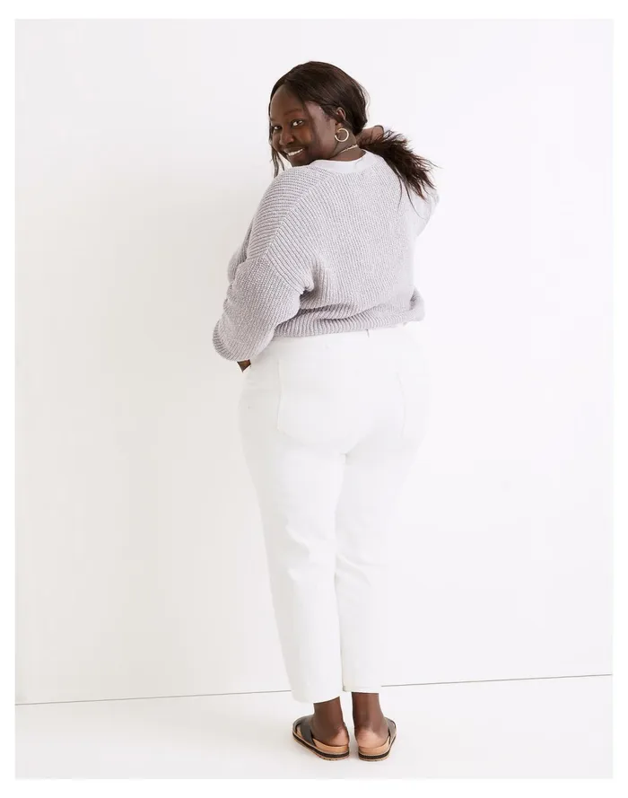 The Plus Curvy Perfect Vintage Jean In Tile White Tile White Women Madewell Jeans