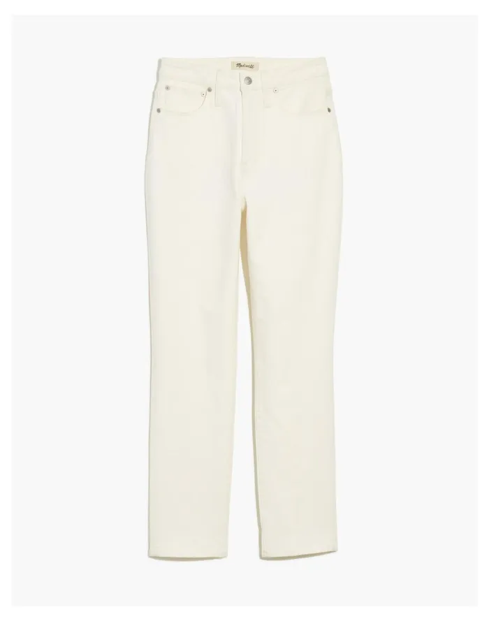 The Plus Curvy Perfect Vintage Jean In Tile White Tile White Women Madewell Jeans