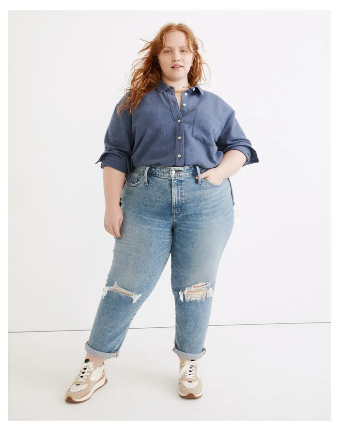 The Plus Girljean In Cadell Wash Cadell Wash Women Madewell Jeans