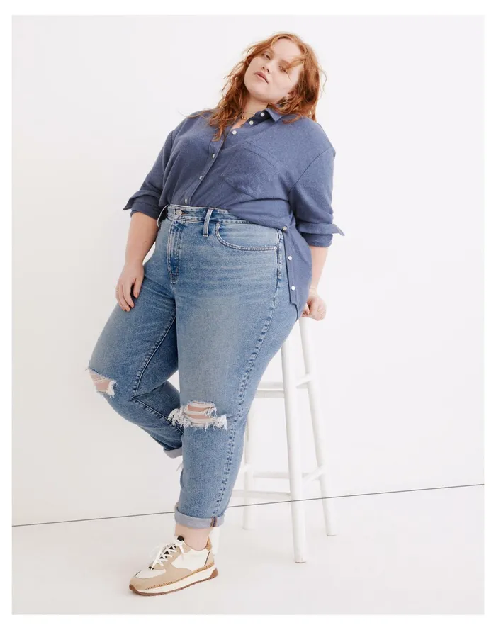 The Plus Girljean In Cadell Wash Cadell Wash Women Madewell Jeans