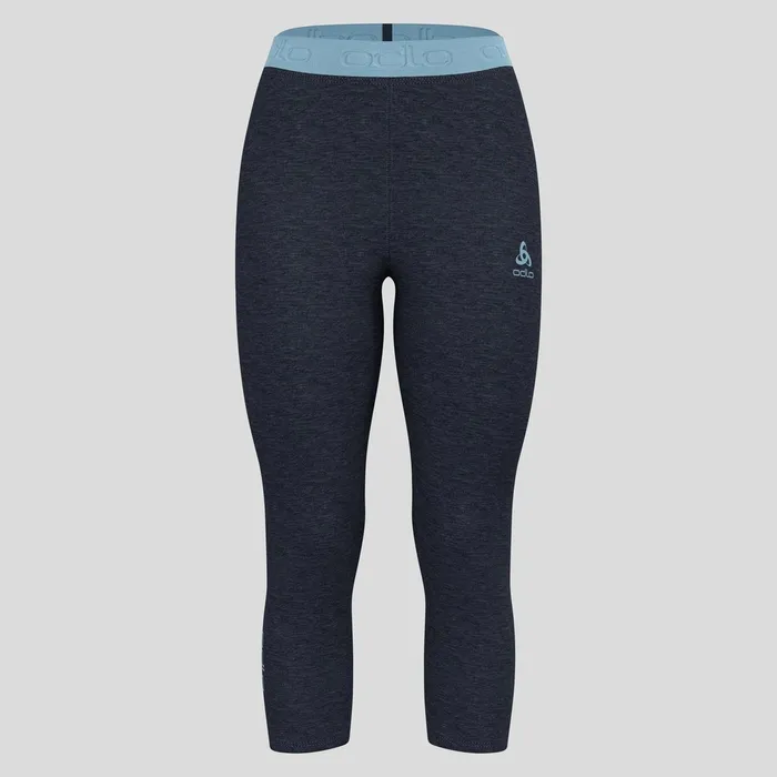 The Revelstoke Performance Wool Warm 34 Bottoms Provincial Blue 8211 Dark Sapphire Melange Women Odlo Base Layers The Revelstoke Performance Wool Warm 34 Bottoms Provincial Blue 8211 Dark Sapphire Melange Women Odlo Base Layers