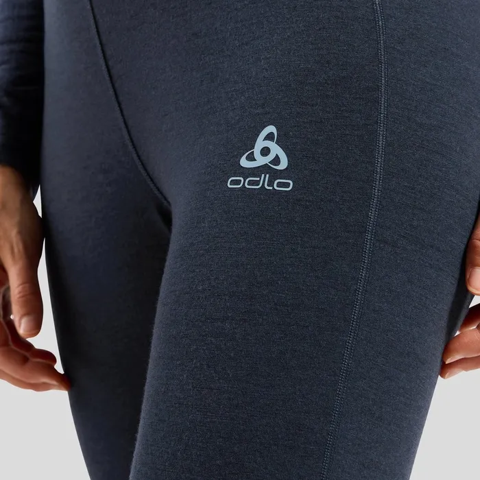 The Revelstoke Performance Wool Warm 34 Bottoms Provincial Blue 8211 Dark Sapphire Melange Women Odlo Base Layers The Revelstoke Performance Wool Warm 34 Bottoms Provincial Blue 8211 Dark Sapphire Melange Women Odlo Base Layers