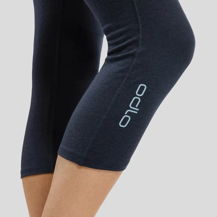 The Revelstoke Performance Wool Warm 34 Bottoms Provincial Blue 8211 Dark Sapphire Melange Women Odlo Base Layers The Revelstoke Performance Wool Warm 34 Bottoms Provincial Blue 8211 Dark Sapphire Melange Women Odlo Base Layers
