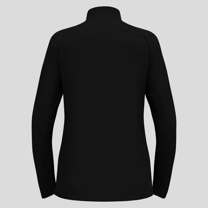 The Rigi Halfzip Mid Layer Black Women Odlo Mid Layers and Longsleeves