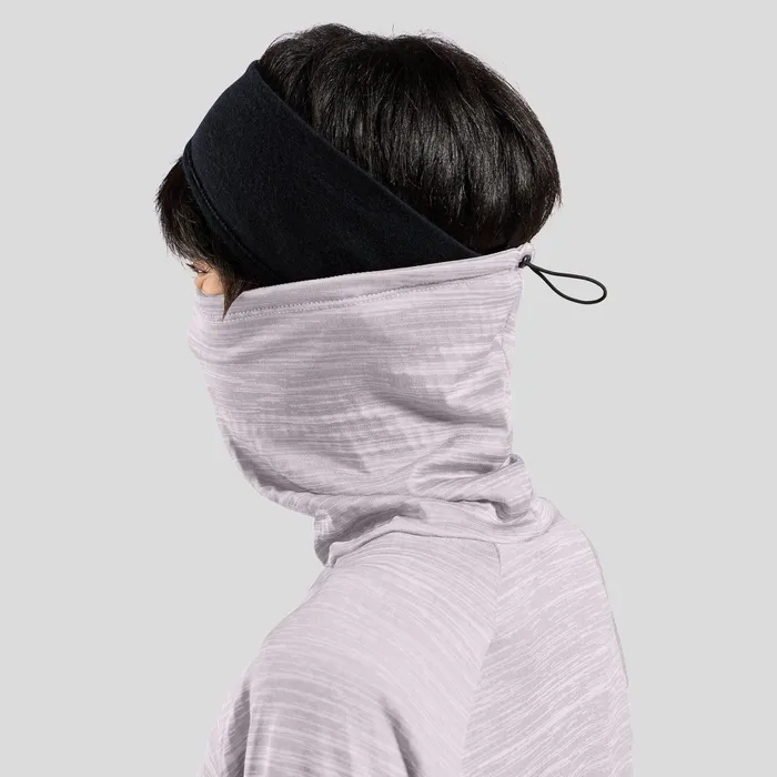 The Run Easy Warm Mid Layer Misty Lilac Melange Women Odlo Mid Layers and Longsleeves