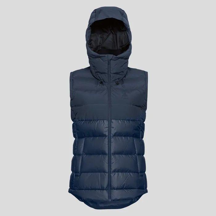 The Severin NThermic Down Hooded Vest Dark Sapphire Women Odlo Jackets and Vests The Severin NThermic Down Hooded Vest Dark Sapphire Women Odlo Jackets and Vests
