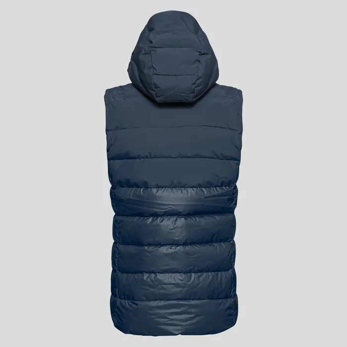 The Severin NThermic Down Hooded Vest Dark Sapphire Women Odlo Jackets and Vests The Severin NThermic Down Hooded Vest Dark Sapphire Women Odlo Jackets and Vests